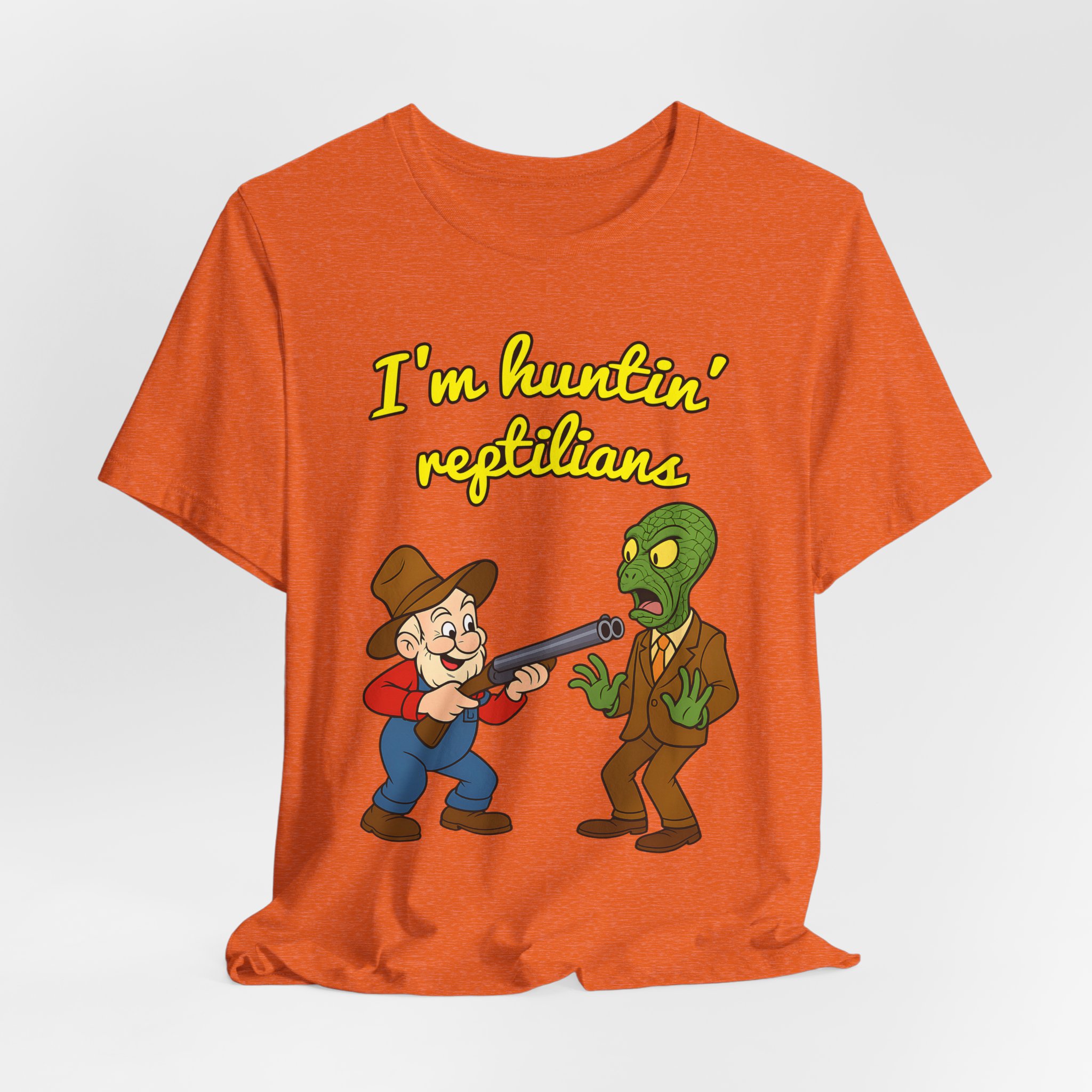 Wolfgang Roseworth "I'm Huntin' Reptilians" Unisex Jersey Short Sleeve Tee - Image 8